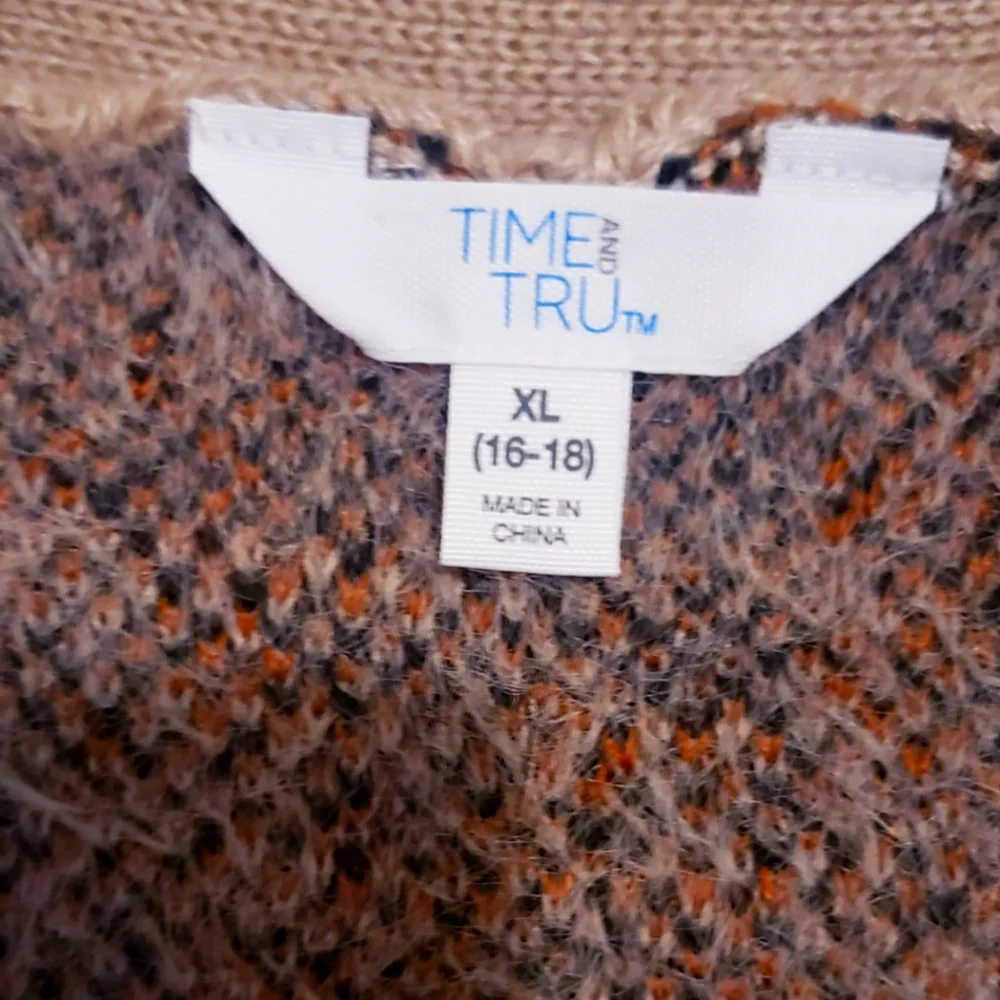 Leopard print Cardigan Size XL - Picture 7 of 7